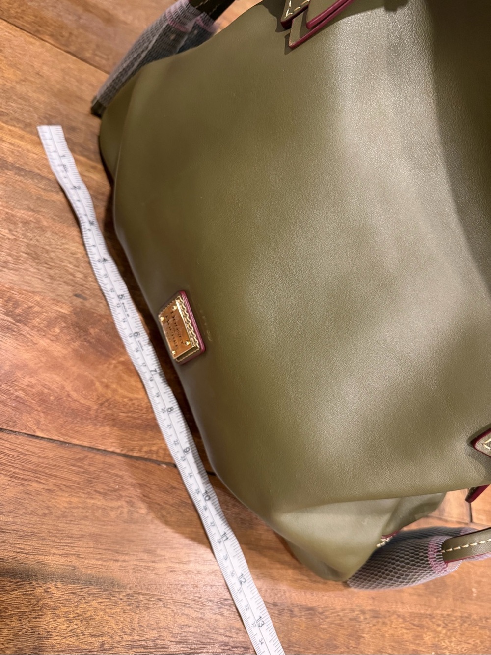 Dooney & Bourke Olive Teagan Bag - Picture 5 of 6